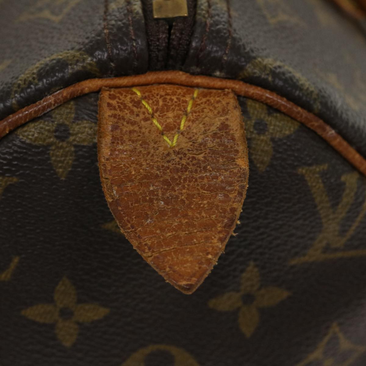 LOUIS VUITTON Monogram Speedy 30 Hand Bag M41526 LV Auth 38732