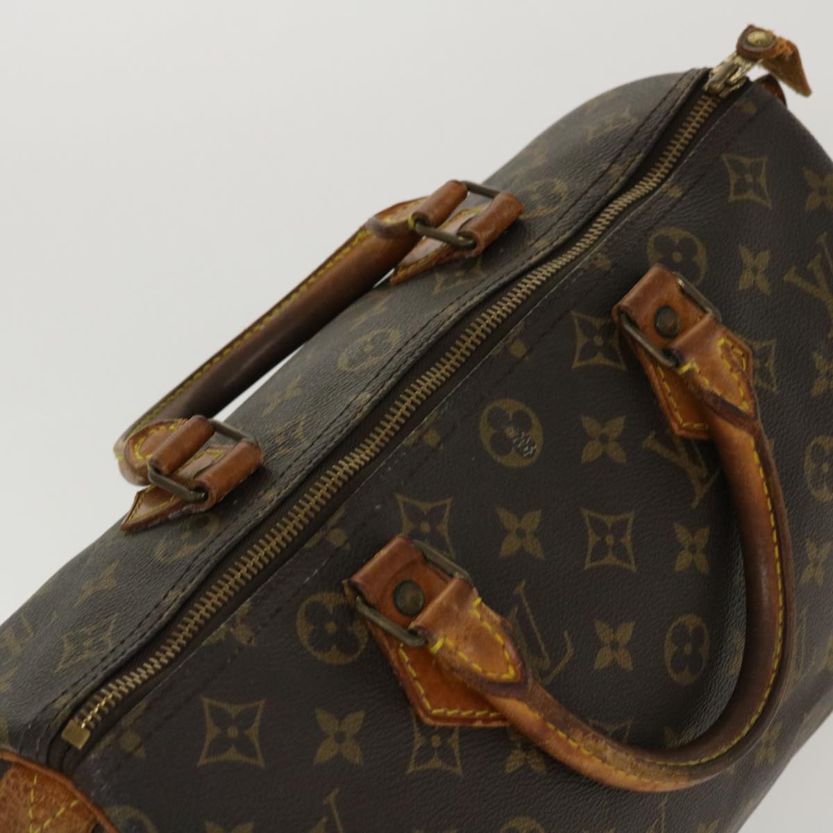 LOUIS VUITTON Monogram Speedy 30 Hand Bag M41526 LV Auth 38732