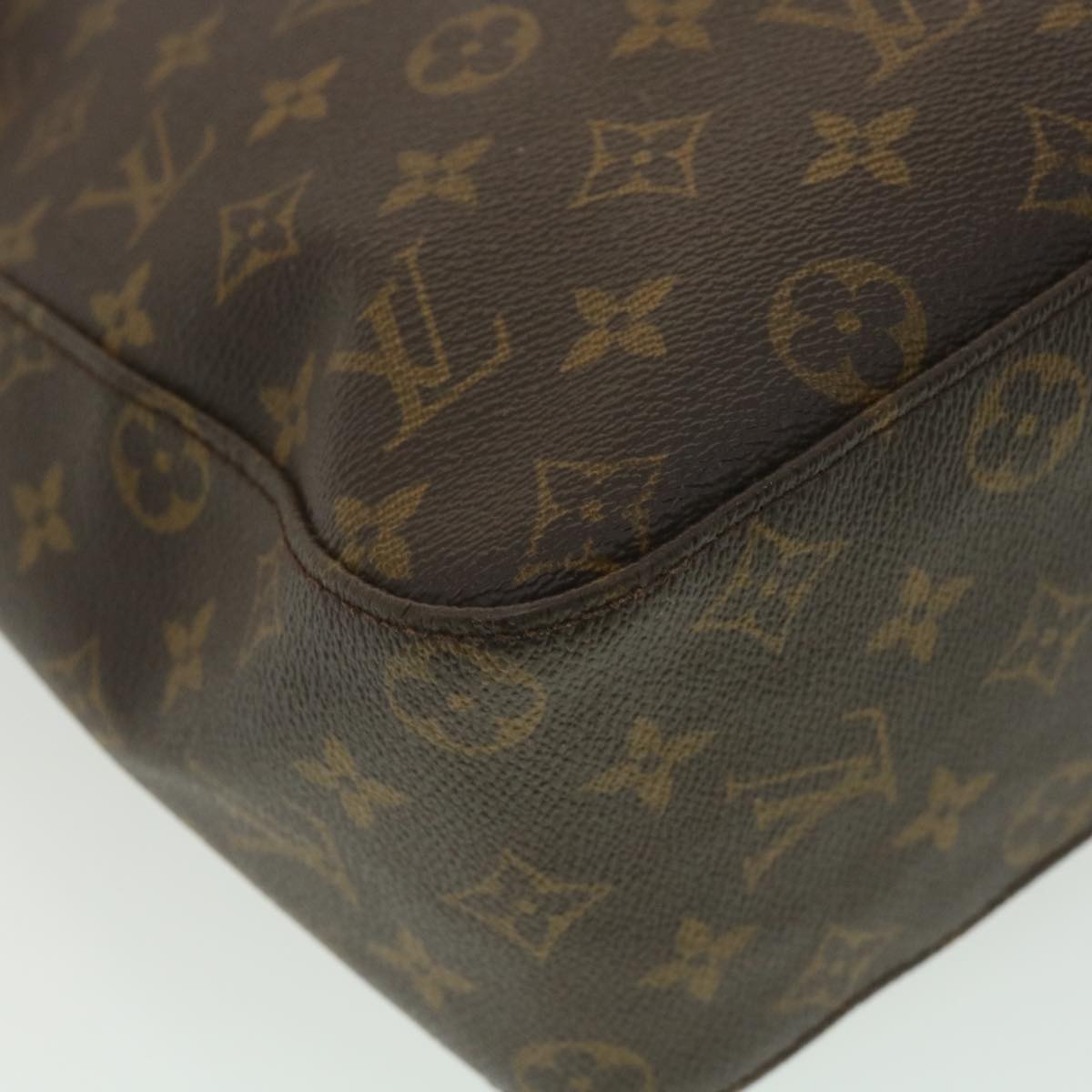 LOUIS VUITTON Monogram Looping GM Shoulder Bag M51145 LV Auth 38734