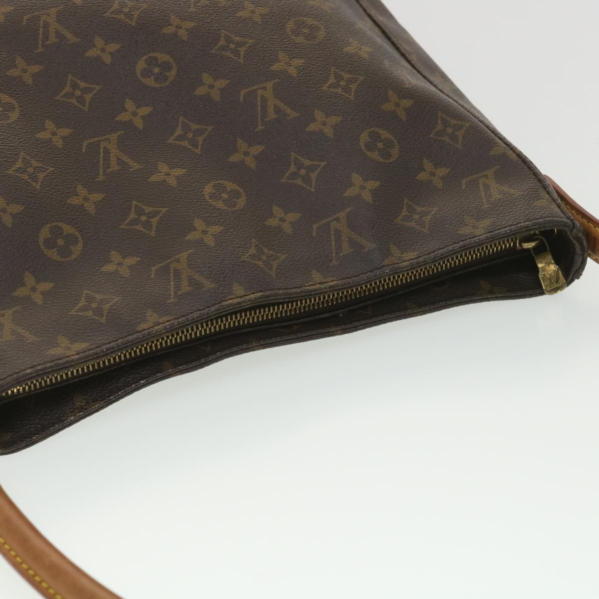 LOUIS VUITTON Monogram Looping GM Shoulder Bag M51145 LV Auth 38734