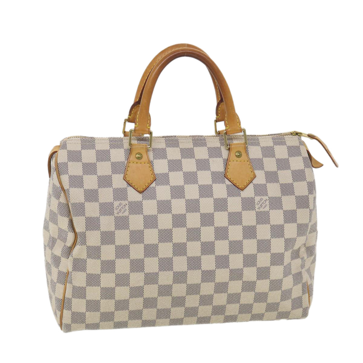 LOUIS VUITTON Damier Azur Speedy 30 Hand Bag N41533 LV Auth 38752