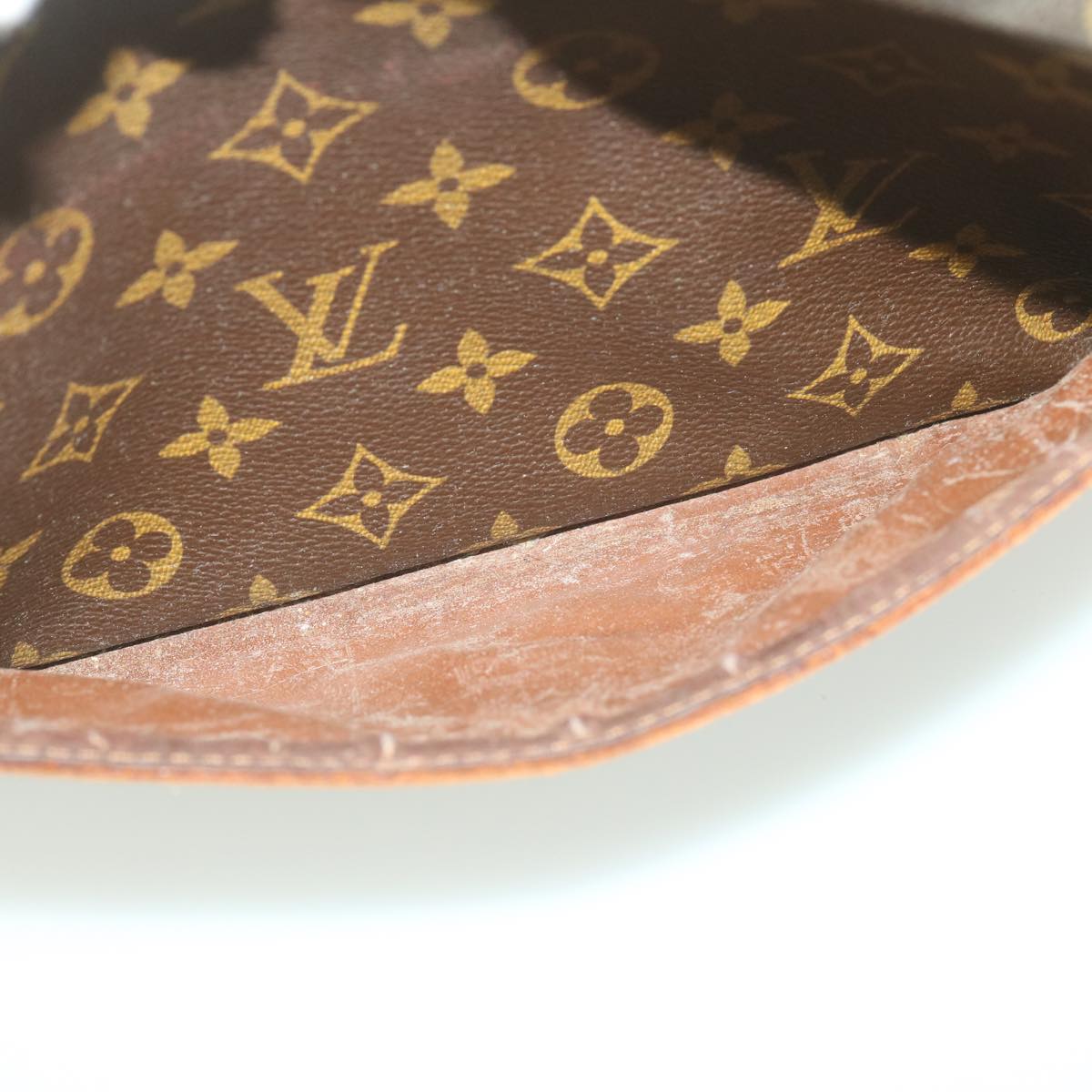 LOUIS VUITTON Monogram Compiegne 28 Clutch Bag M51845 LV Auth 38754