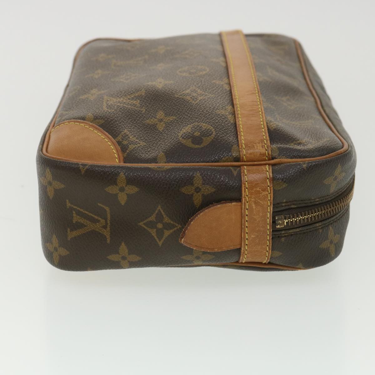 LOUIS VUITTON Monogram Compiegne 28 Clutch Bag M51845 LV Auth 38754