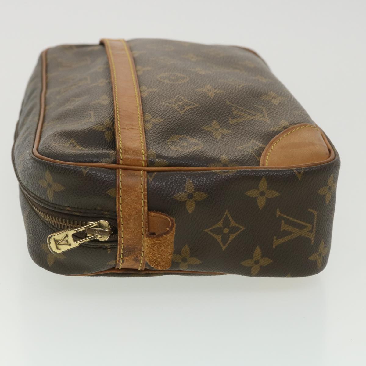 LOUIS VUITTON Monogram Compiegne 28 Clutch Bag M51845 LV Auth 38754