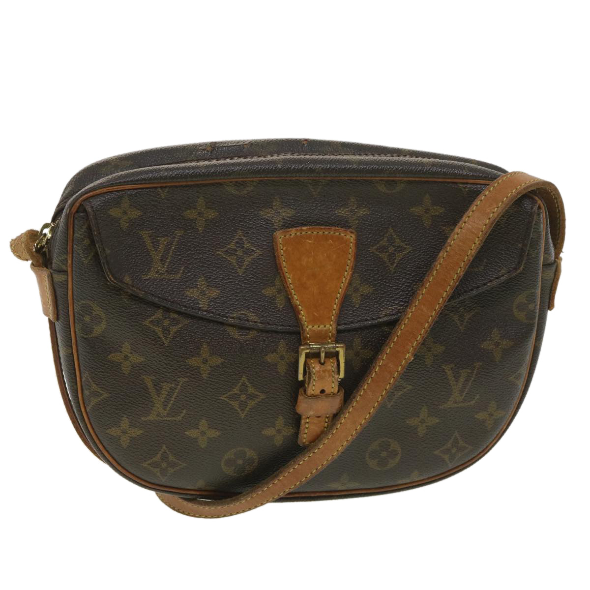 LOUIS VUITTON Monogram Jeune Fille MM Shoulder Bag M51226 LV Auth 38761