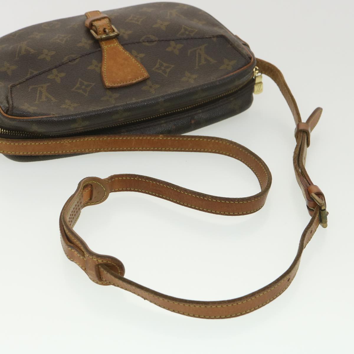 LOUIS VUITTON Monogram Jeune Fille MM Shoulder Bag M51226 LV Auth 38761