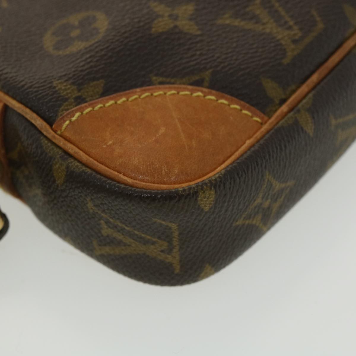 LOUIS VUITTON Monogram Marly Dragonne PM Clutch Bag M51827 LV Auth 38769