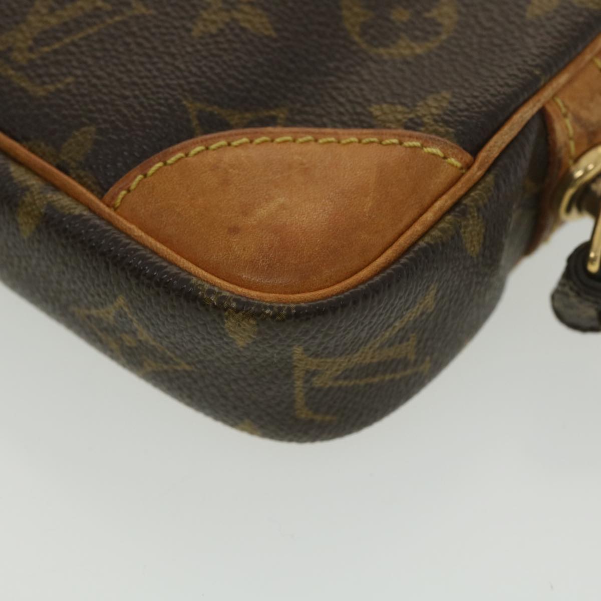 LOUIS VUITTON Monogram Marly Dragonne PM Clutch Bag M51827 LV Auth 38769