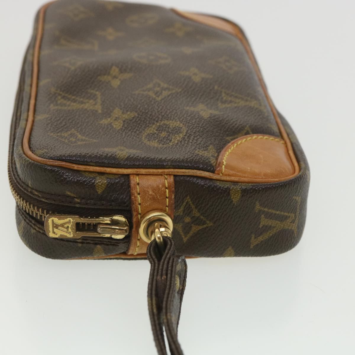 LOUIS VUITTON Monogram Marly Dragonne PM Clutch Bag M51827 LV Auth 38769