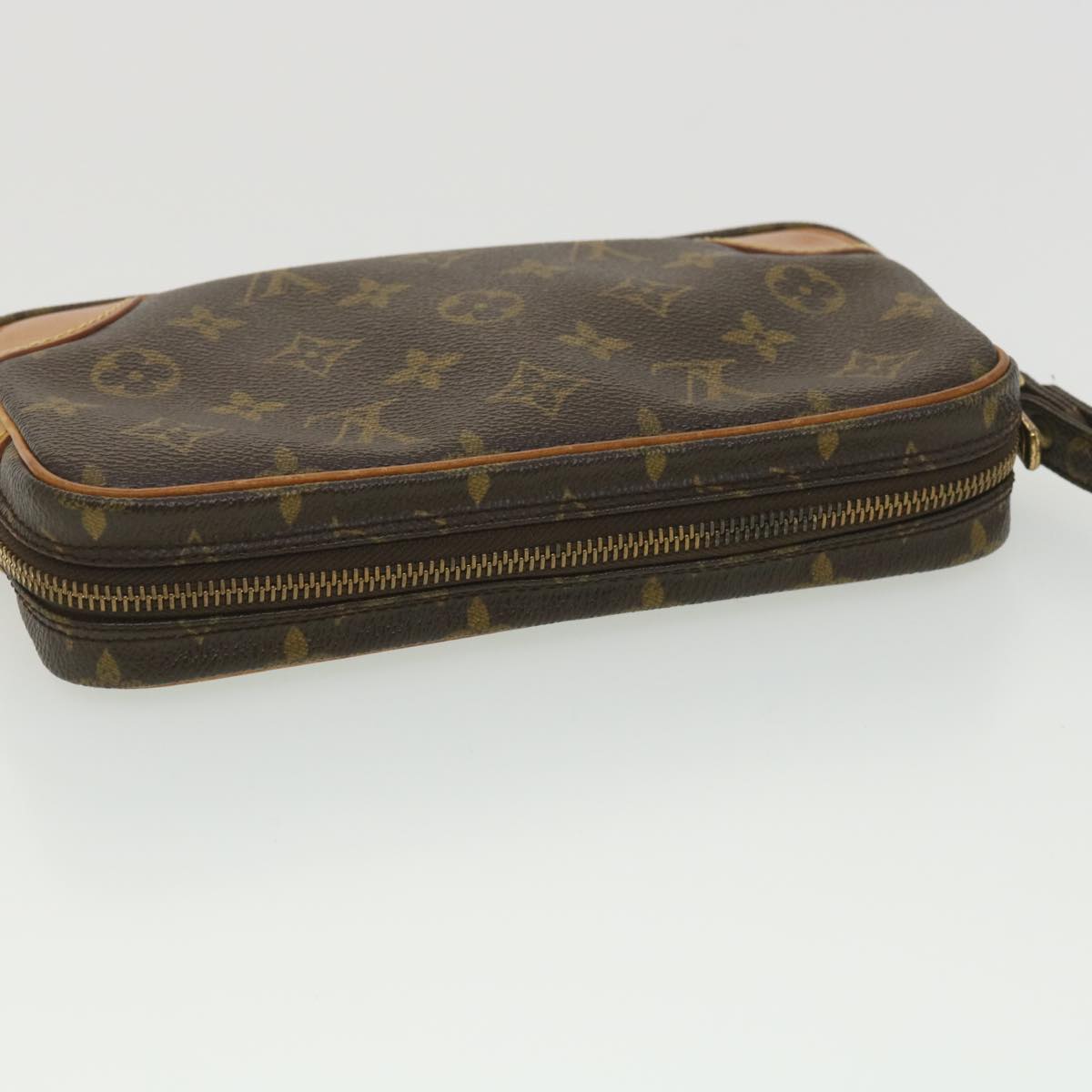 LOUIS VUITTON Monogram Marly Dragonne PM Clutch Bag M51827 LV Auth 38769