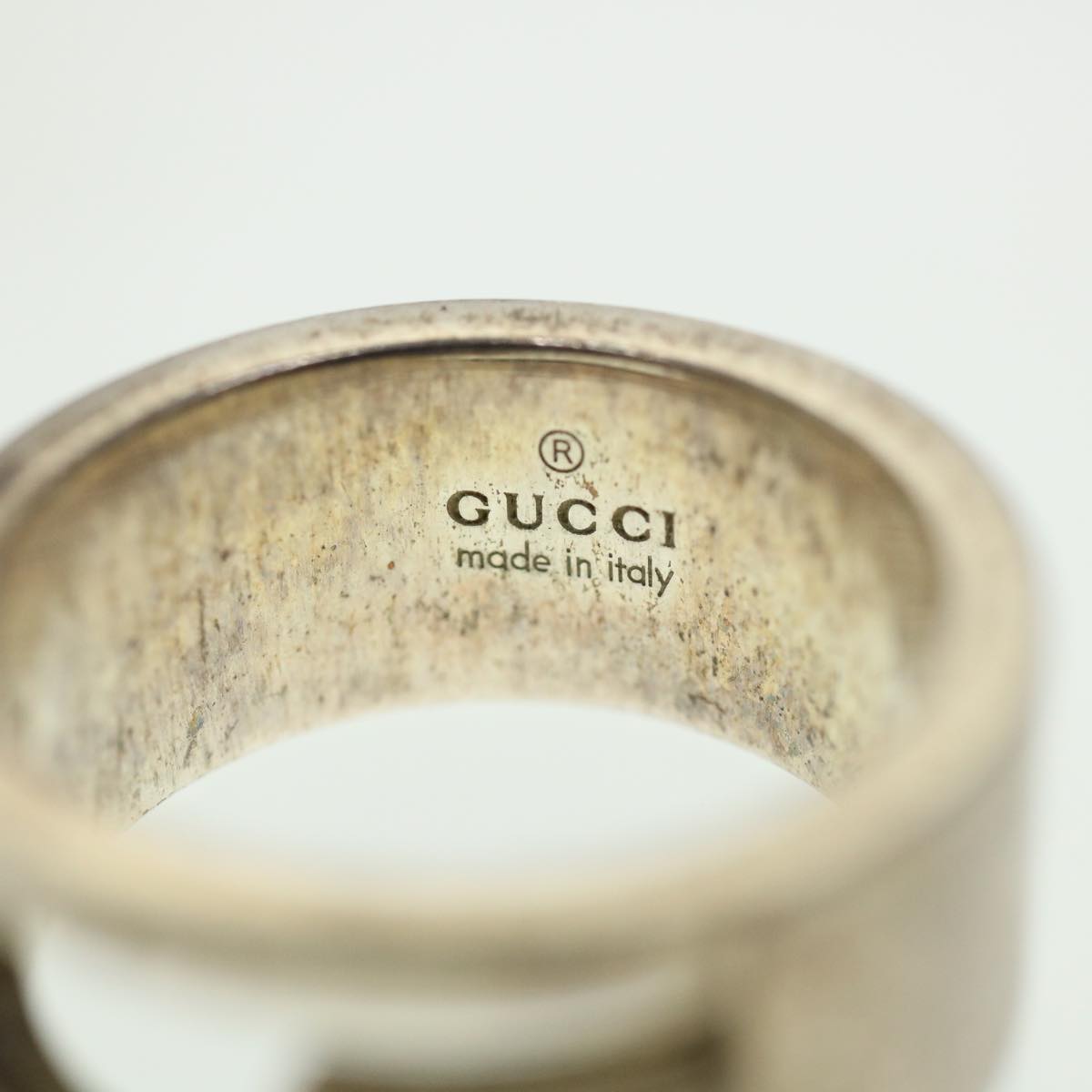 GUCCI Ring 5Set Silver Auth 38771