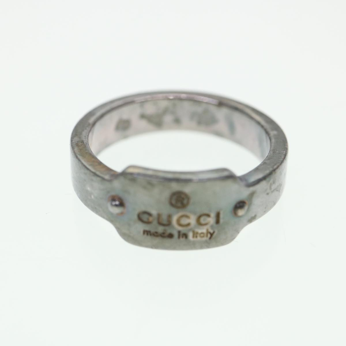 GUCCI Ring 5Set Silver Auth 38771
