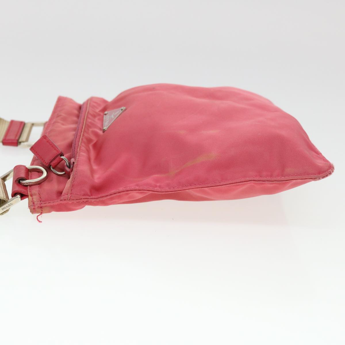 PRADA Shoulder Bag Nylon Pink Auth 38774