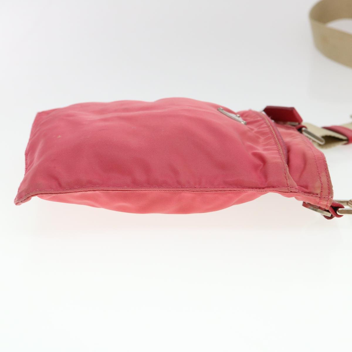 PRADA Shoulder Bag Nylon Pink Auth 38774