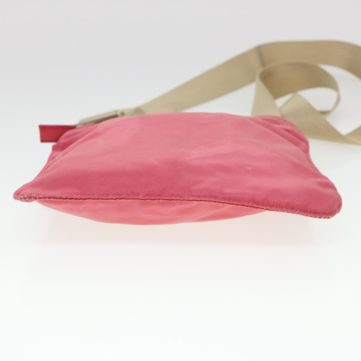 PRADA Shoulder Bag Nylon Pink Auth 38774