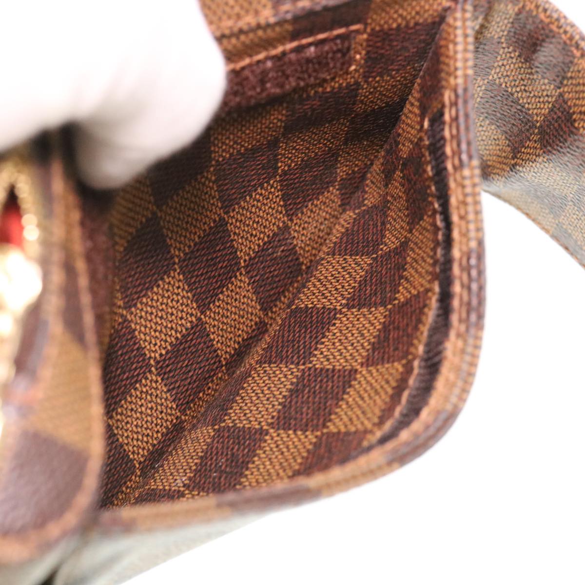 LOUIS VUITTON Damier Ebene Geronimos Shoulder Bag N51994 LV Auth 38780