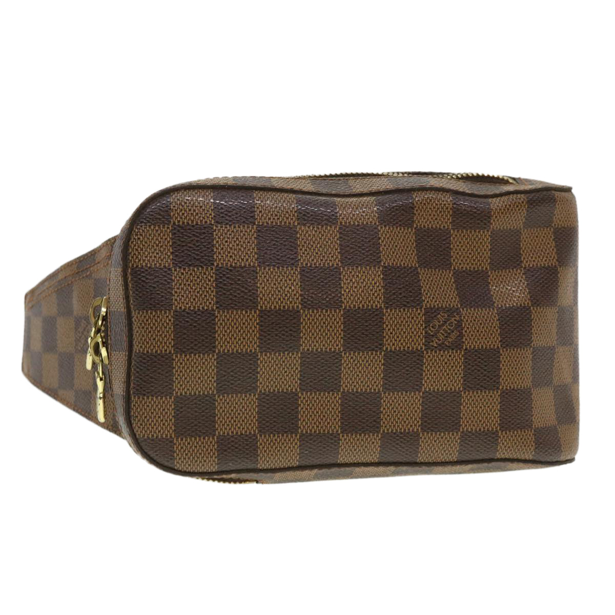 LOUIS VUITTON Damier Ebene Geronimos Shoulder Bag N51994 LV Auth 38780