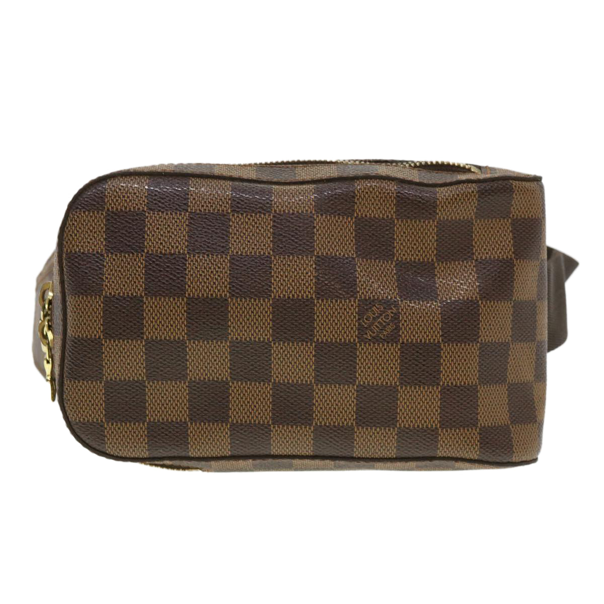 LOUIS VUITTON Damier Ebene Geronimos Shoulder Bag N51994 LV Auth 38780