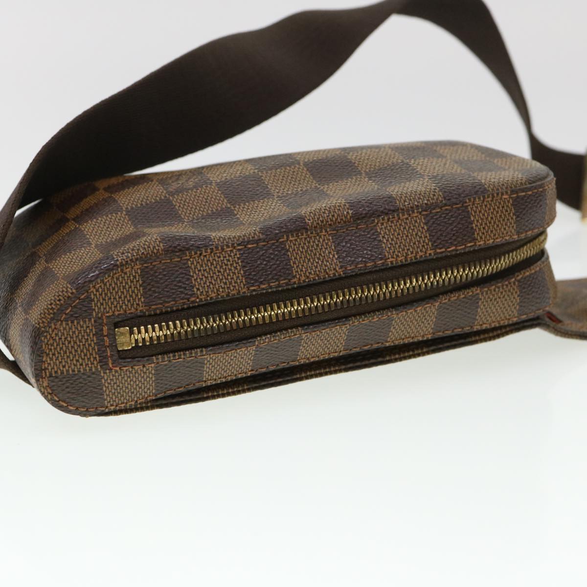 LOUIS VUITTON Damier Ebene Geronimos Shoulder Bag N51994 LV Auth 38780