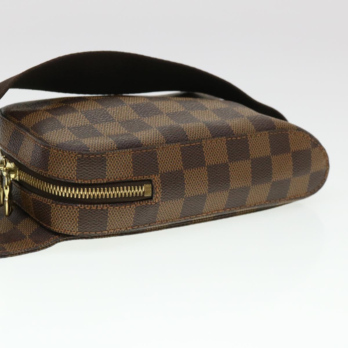 LOUIS VUITTON Damier Ebene Geronimos Shoulder Bag N51994 LV Auth 38780