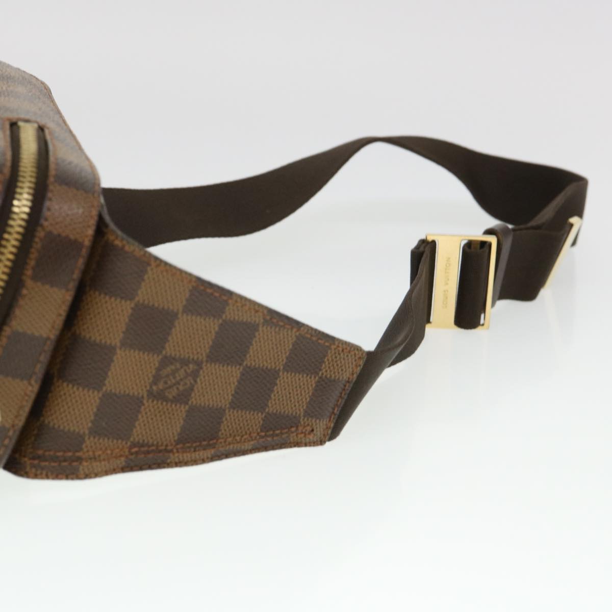 LOUIS VUITTON Damier Ebene Geronimos Shoulder Bag N51994 LV Auth 38780