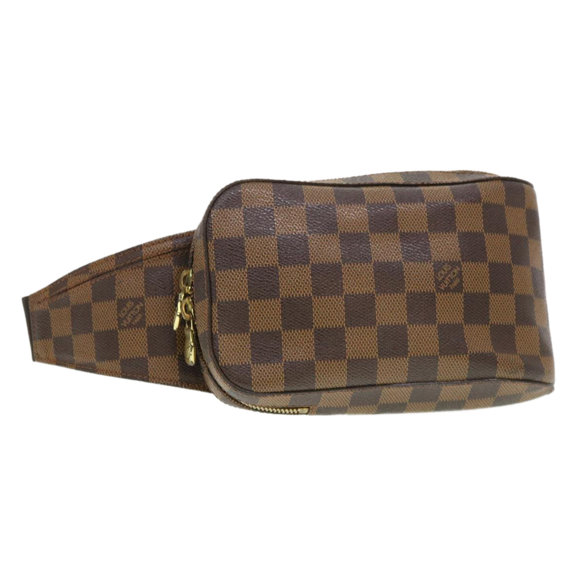 LOUIS VUITTON Damier Ebene Geronimos Shoulder Bag N51994 LV Auth 38819