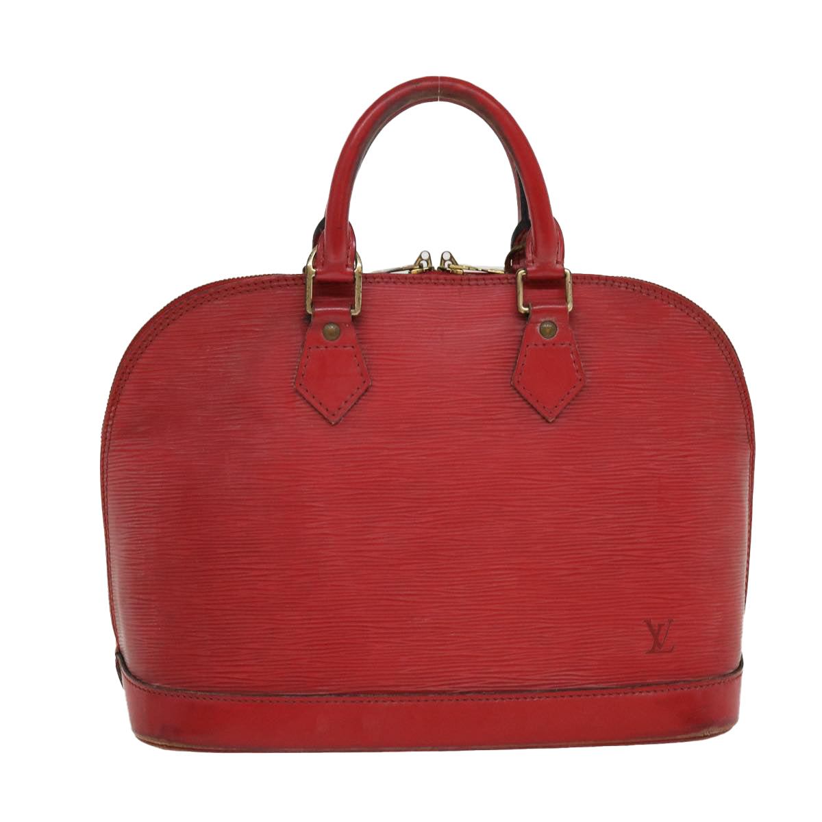 LOUIS VUITTON Epi Alma Hand Bag Red M52147 LV Auth 38827