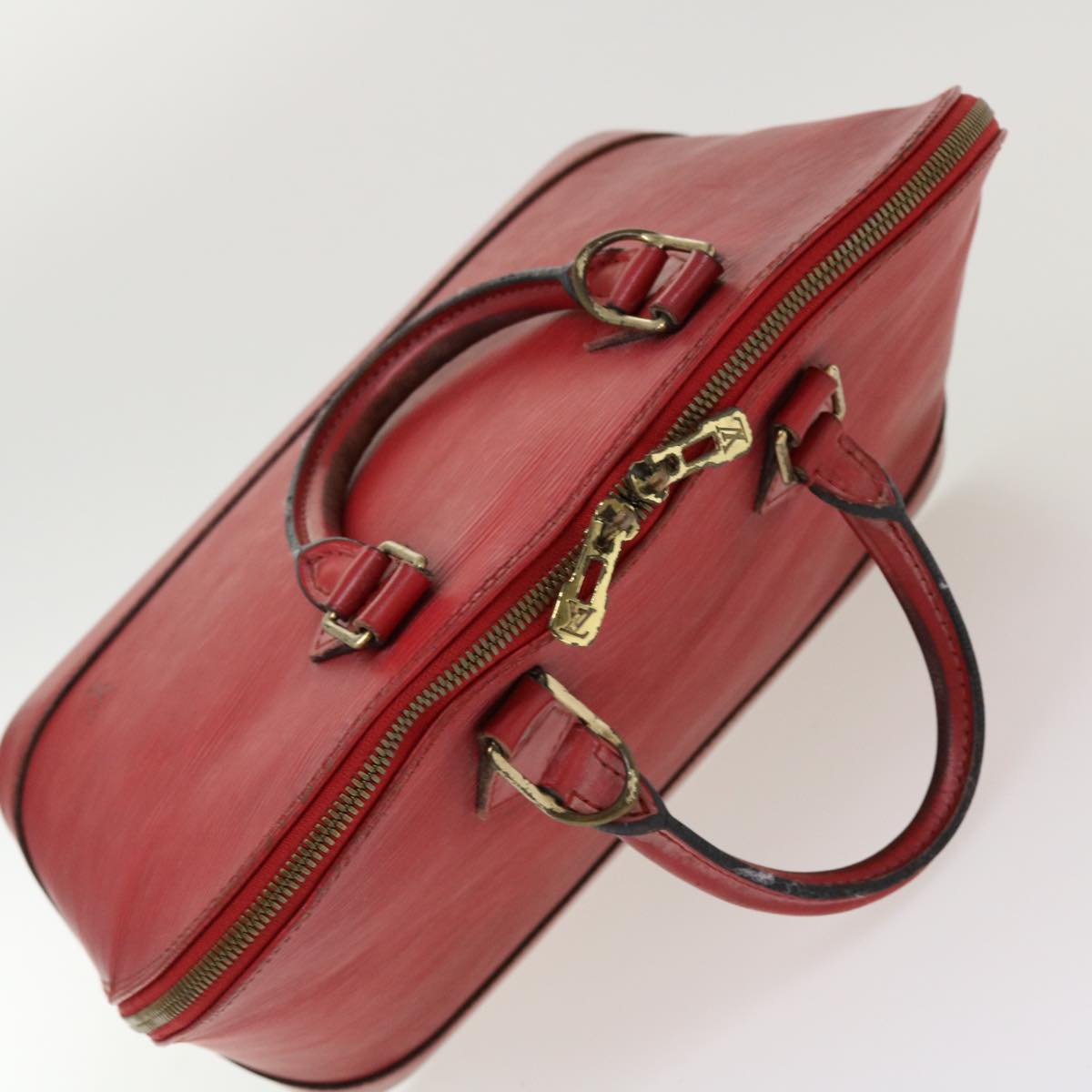 LOUIS VUITTON Epi Alma Hand Bag Red M52147 LV Auth 38827