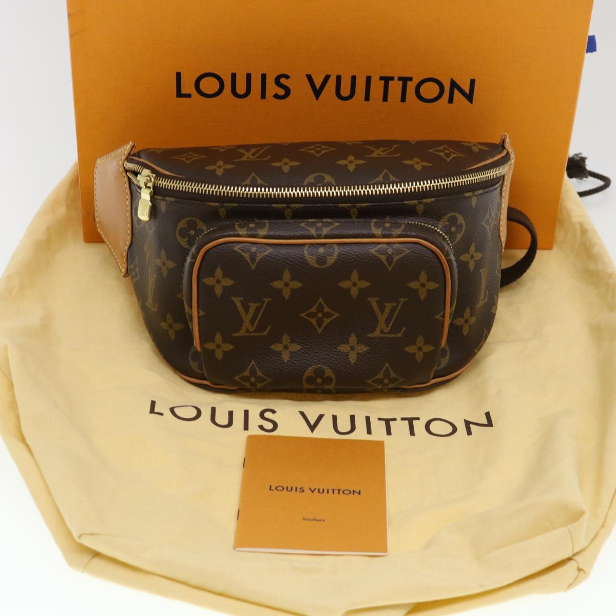 LOUIS VUITTON Monogram Waist Bag SPO LV Auth 38857A