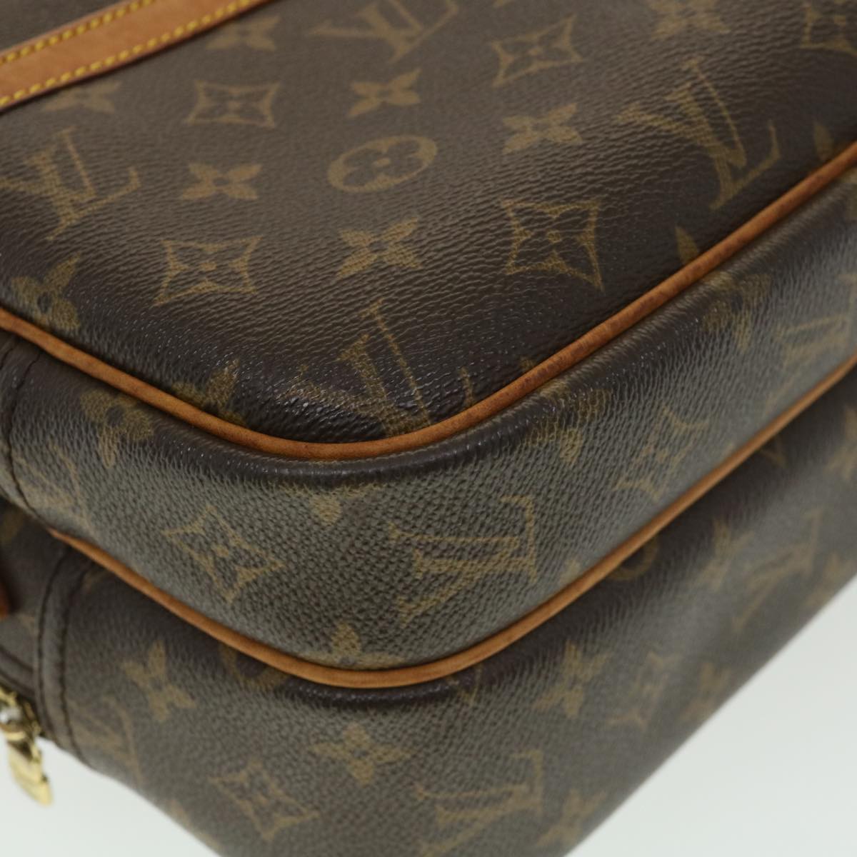 LOUIS VUITTON Monogram Reporter PM Shoulder Bag M45254 LV Auth 38872