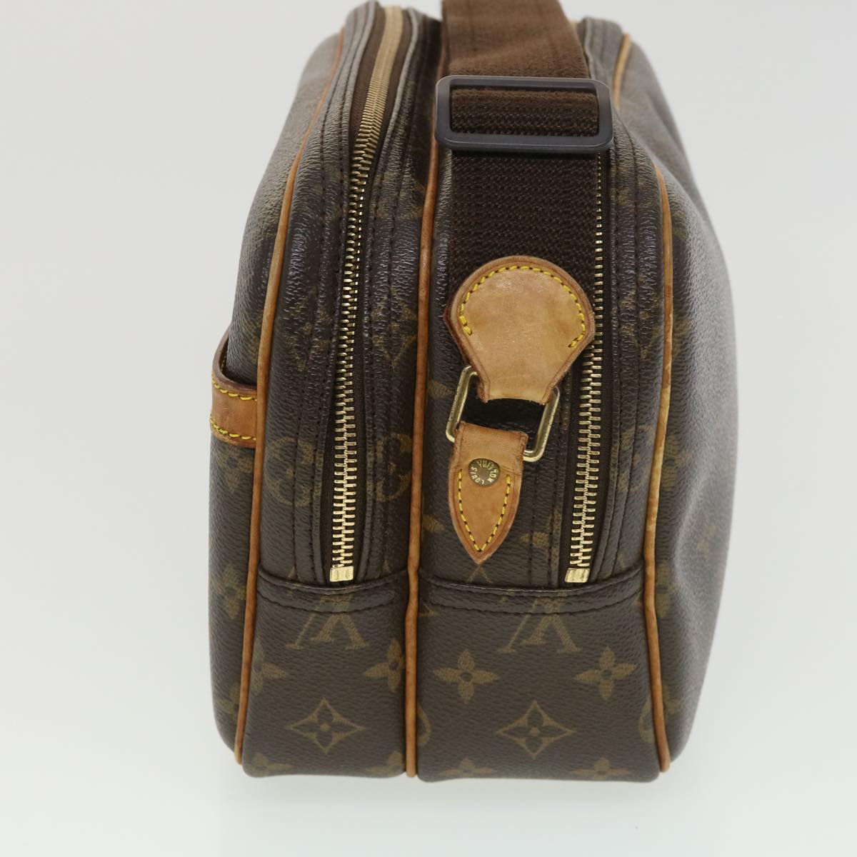 LOUIS VUITTON Monogram Reporter PM Shoulder Bag M45254 LV Auth 38872