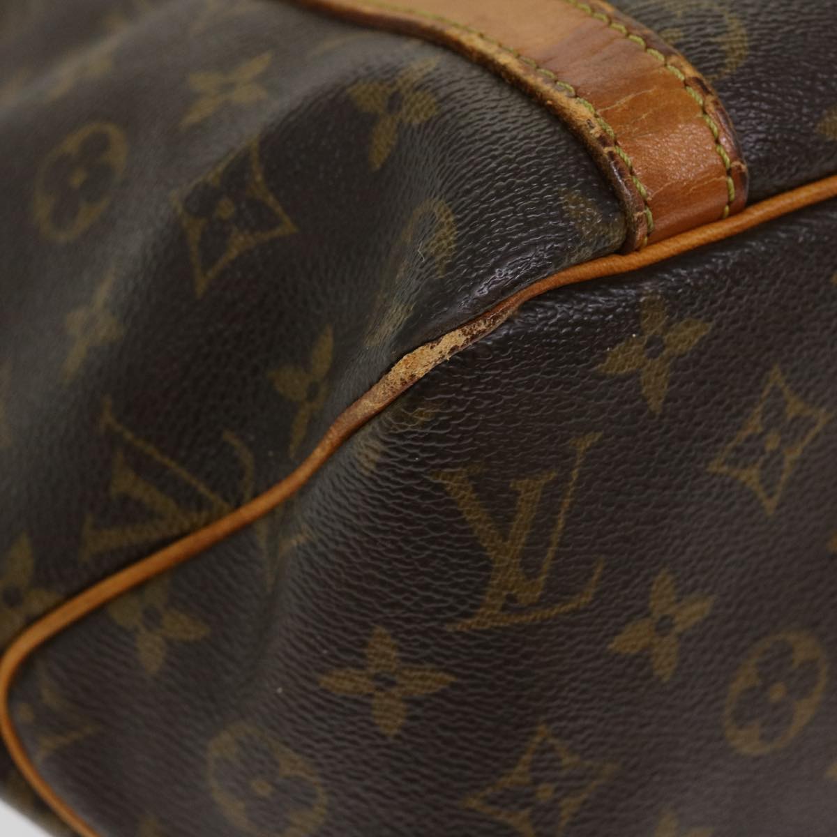 LOUIS VUITTON Monogram Sac Shopping Tote Bag M51108 LV Auth 38874