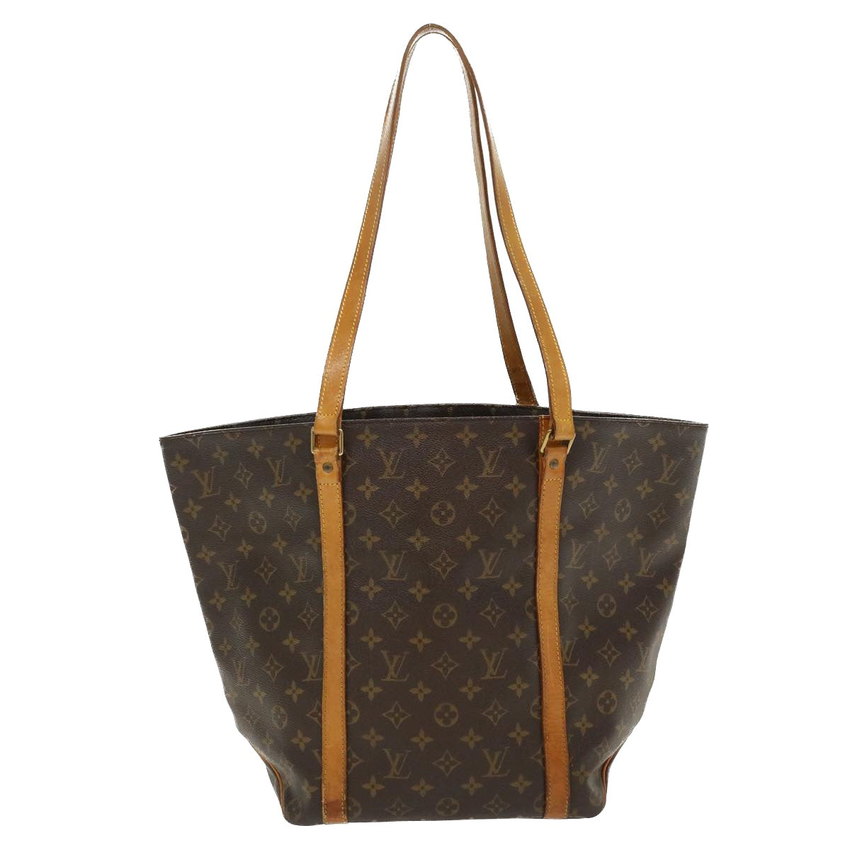 LOUIS VUITTON Monogram Sac Shopping Tote Bag M51108 LV Auth 38874