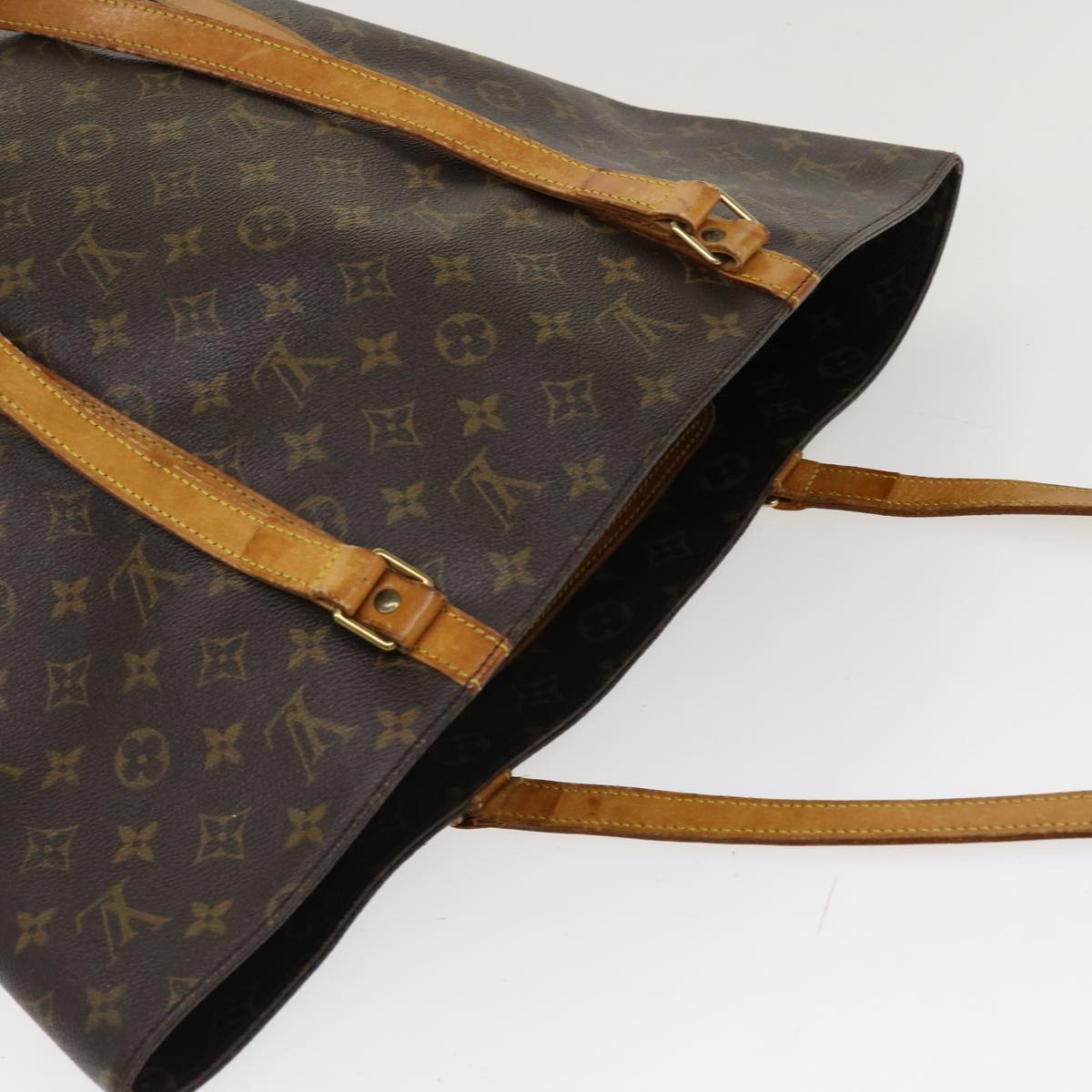 LOUIS VUITTON Monogram Sac Shopping Tote Bag M51108 LV Auth 38874