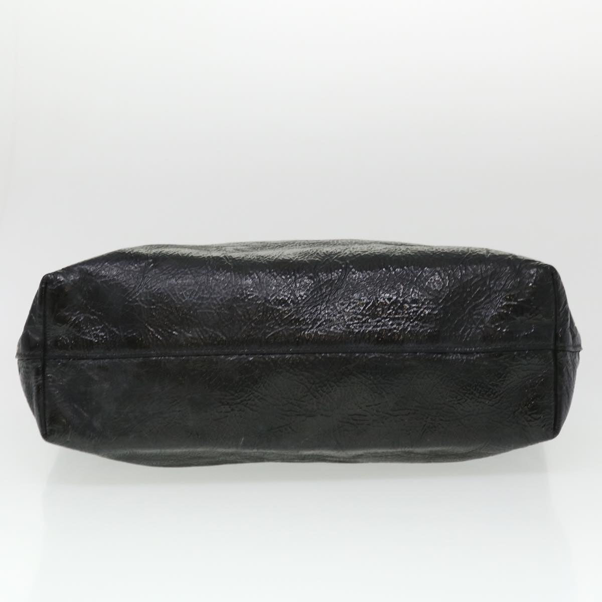 PRADA Hand Bag Leather 2way Black Auth 38907