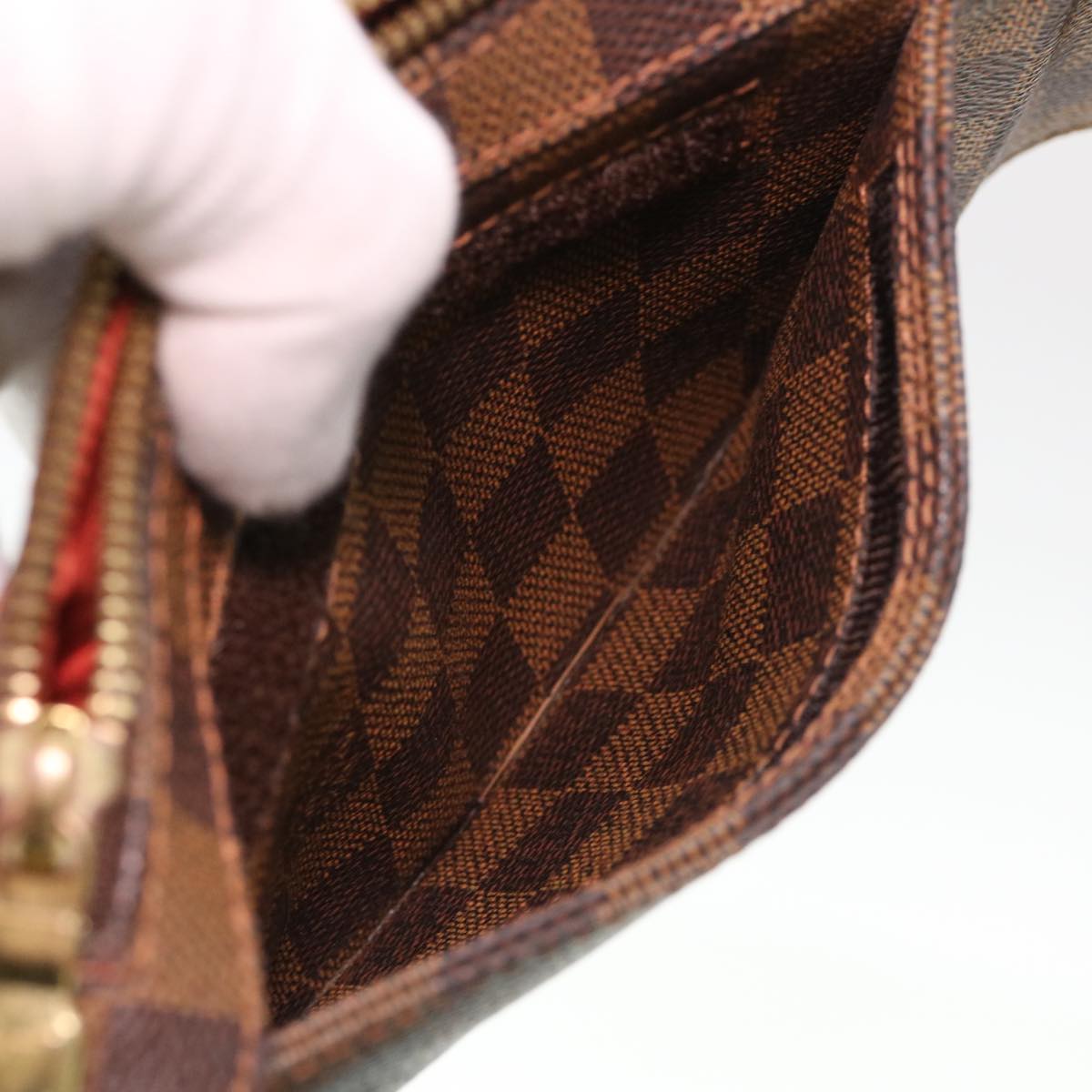 LOUIS VUITTON Damier Ebene Geronimos Shoulder Bag N51994 LV Auth 38913