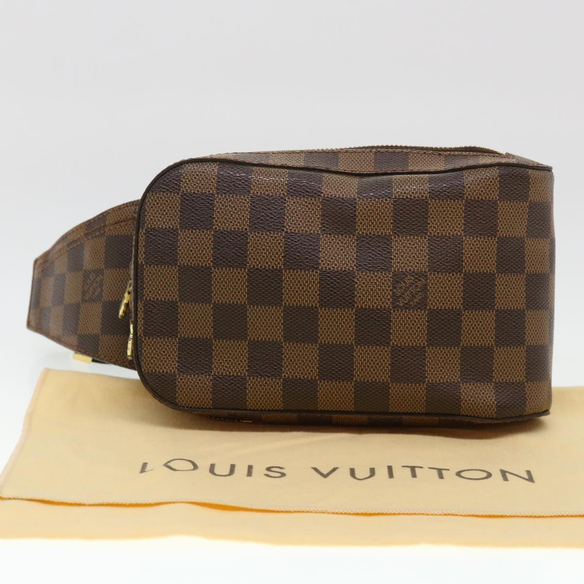 LOUIS VUITTON Damier Ebene Geronimos Shoulder Bag N51994 LV Auth 38913