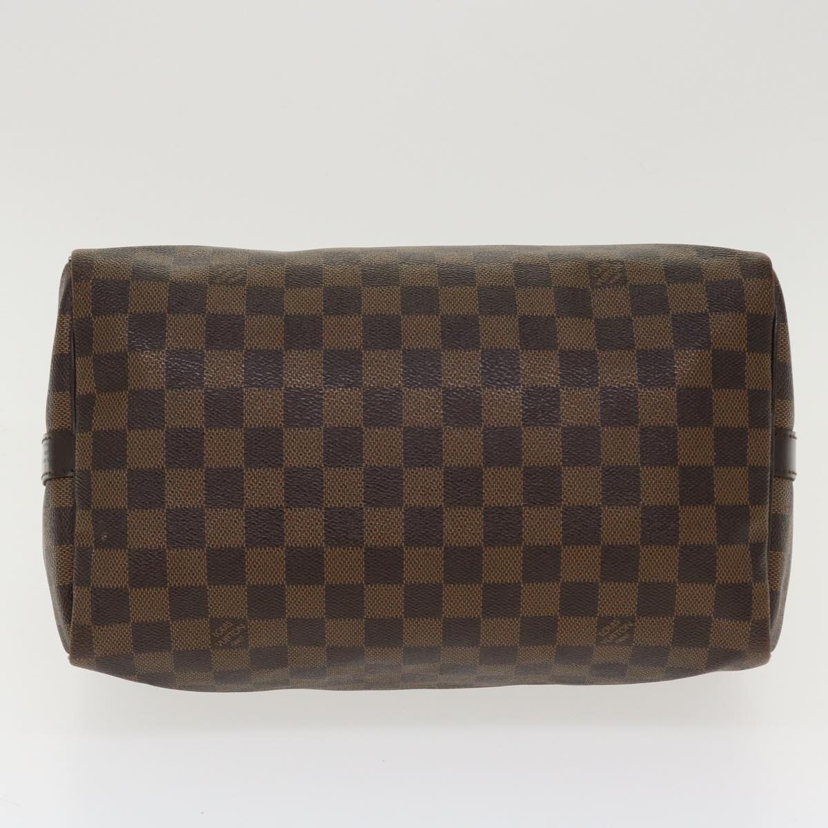 LOUIS VUITTON Damier Ebene Speedy Bandouliere 30 Hand Bag N41367 LV Auth 38914