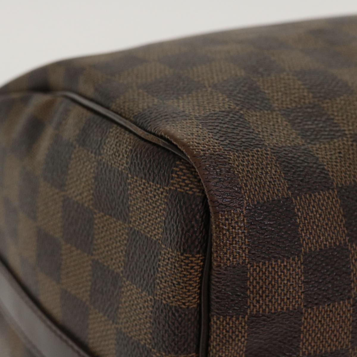 LOUIS VUITTON Damier Ebene Speedy Bandouliere 30 Hand Bag N41367 LV Auth 38914