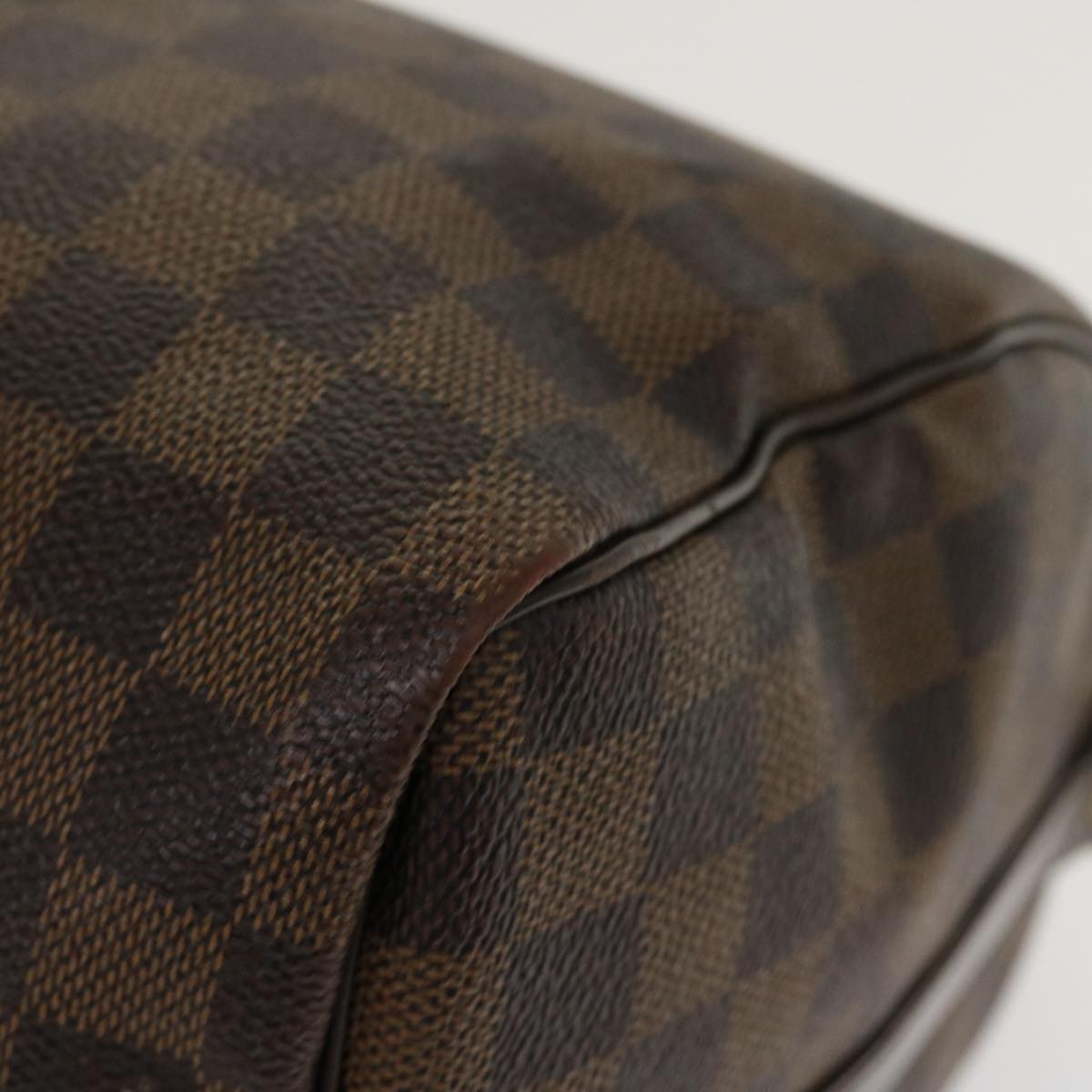 LOUIS VUITTON Damier Ebene Speedy Bandouliere 30 Hand Bag N41367 LV Auth 38914