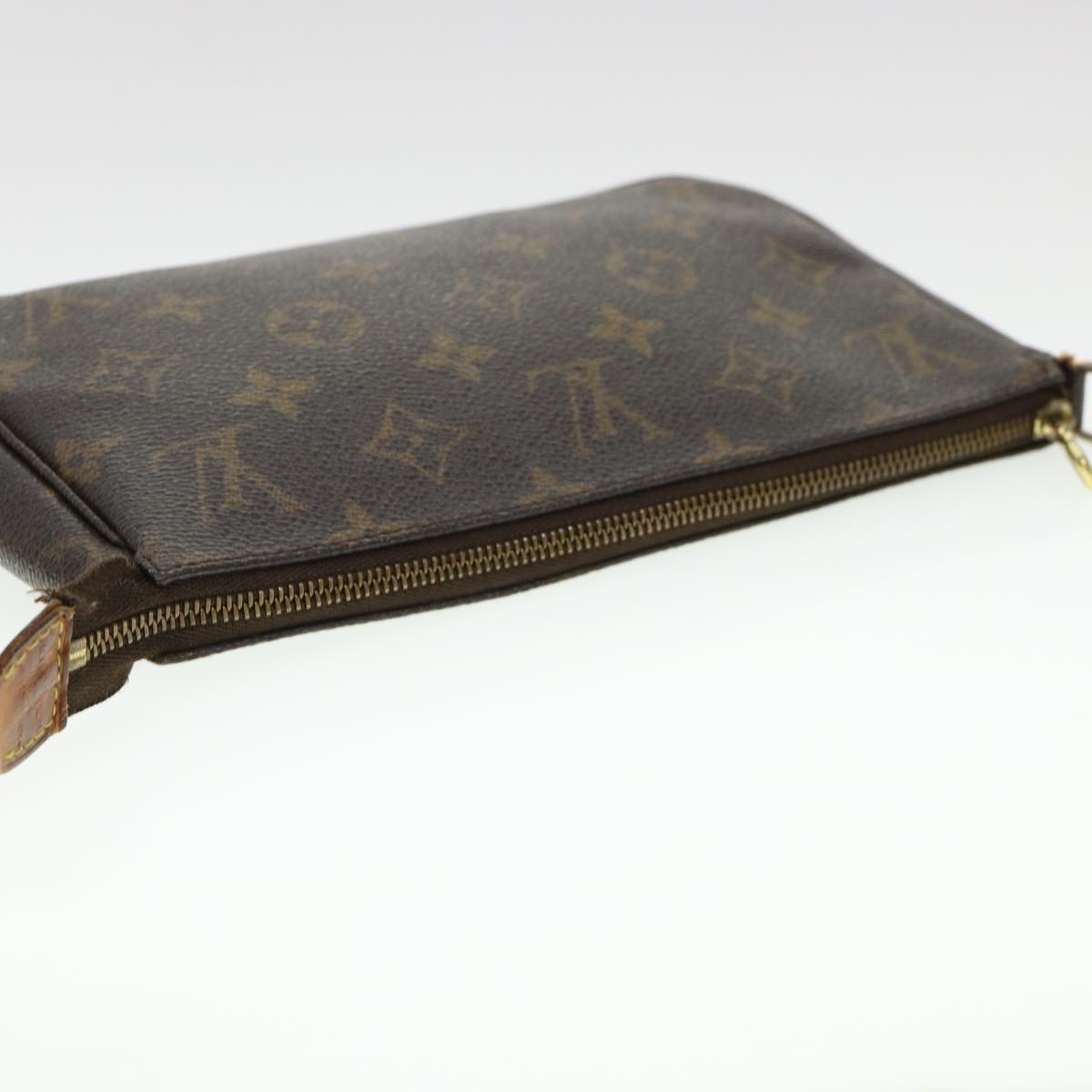 LOUIS VUITTON Monogram Pochette Accessoires Pouch M51980 LV Auth 38925