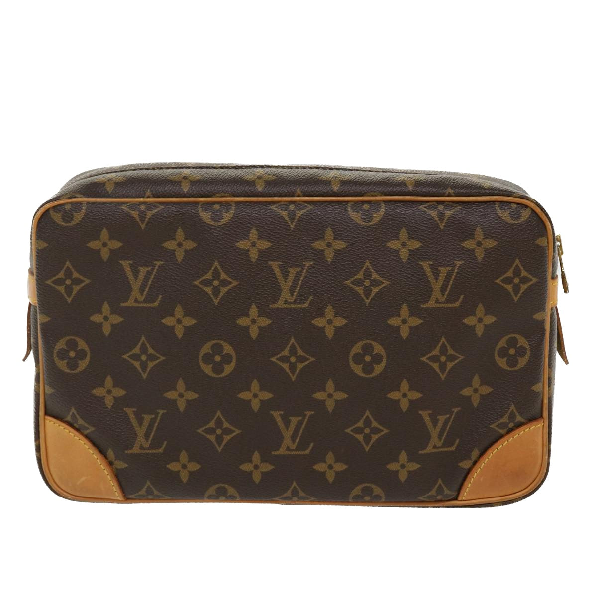 LOUIS VUITTON Monogram Compiegne 28 Clutch Bag M51845 LV Auth 38928 - 0