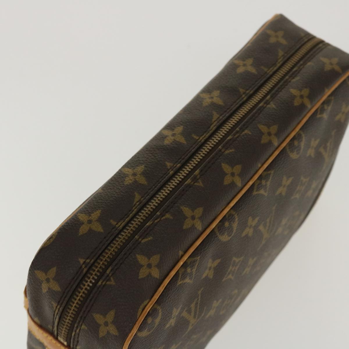 LOUIS VUITTON Monogram Compiegne 28 Clutch Bag M51845 LV Auth 38928