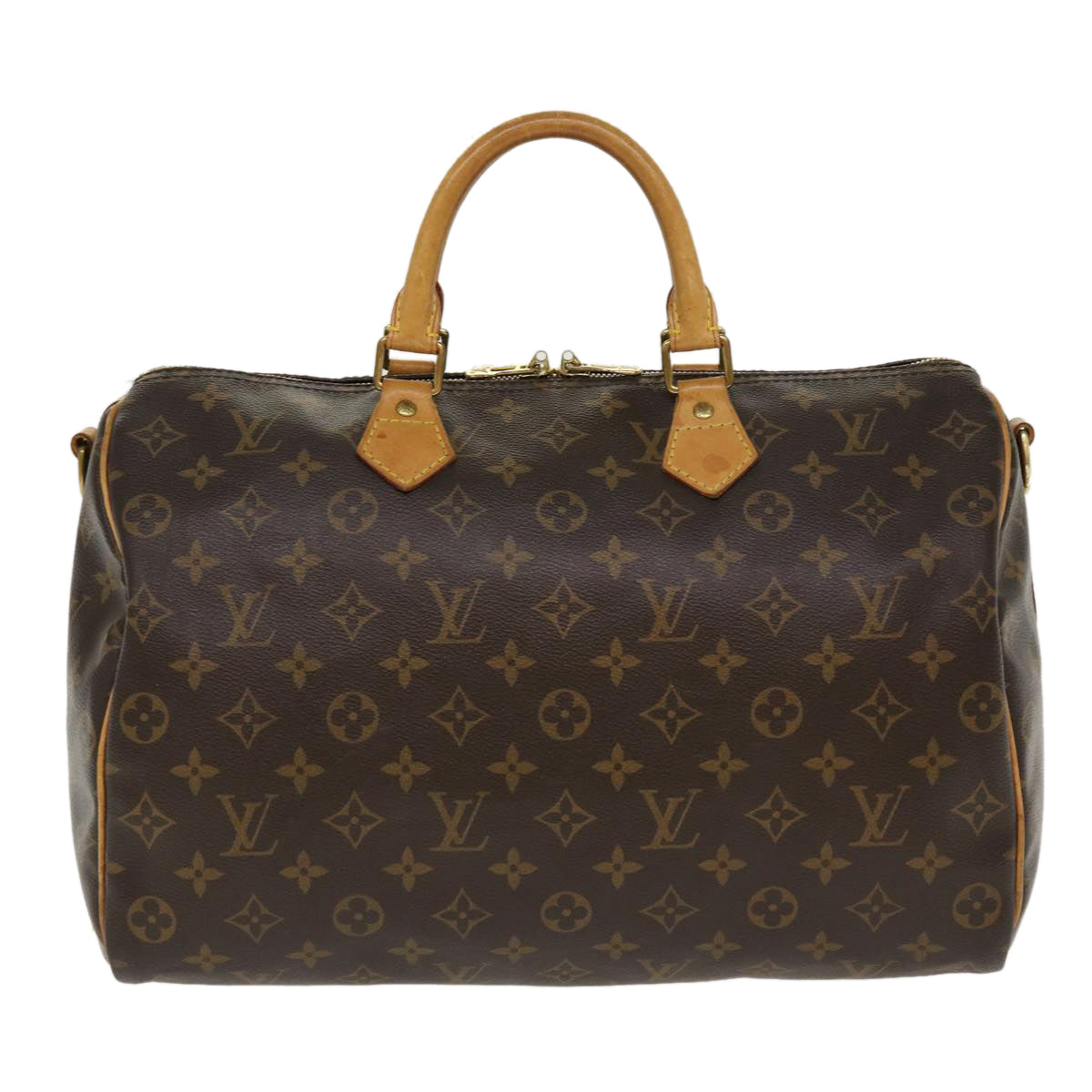 LOUIS VUITTON Monogram Speedy Bandouliere 35 Hand Bag 2way M40392 LV Auth 38930