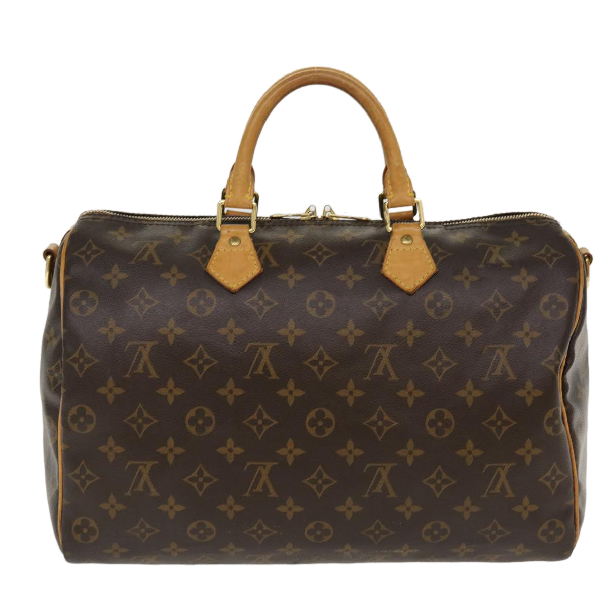 LOUIS VUITTON Monogram Speedy Bandouliere 35 Hand Bag 2way M40392 LV Auth 38930