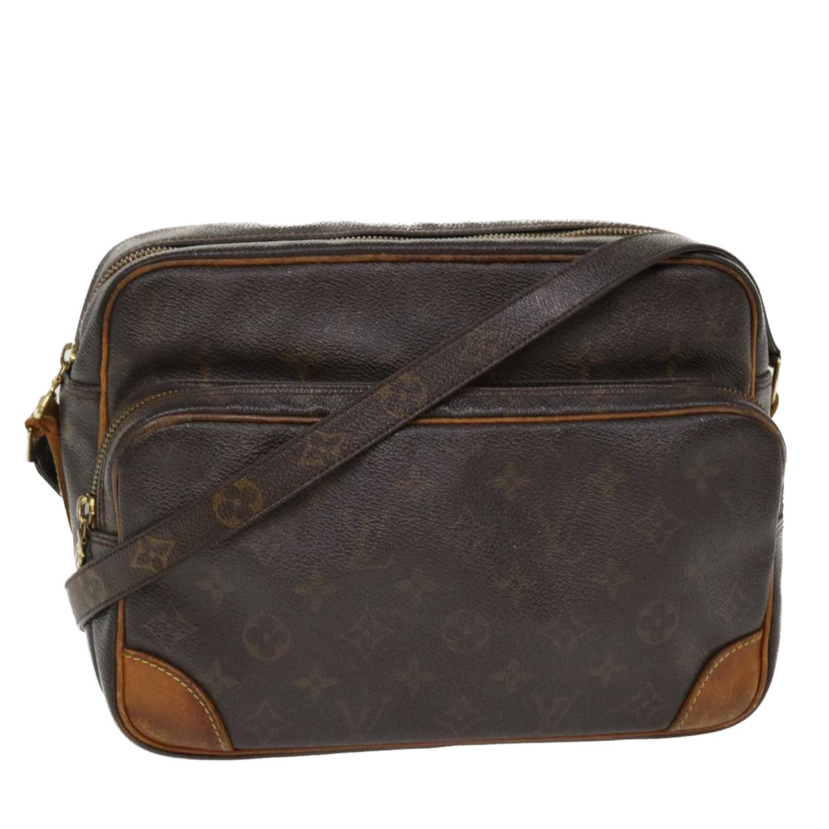 LOUIS VUITTON Monogram Nile Shoulder Bag M45244 LV Auth 38943