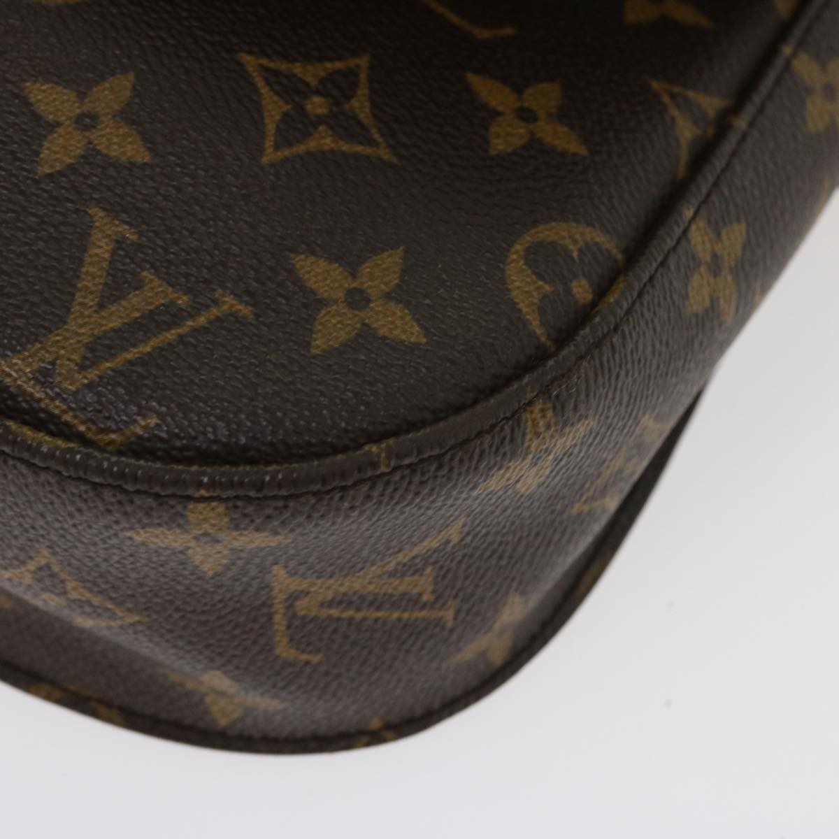 LOUIS VUITTON Monogram Saint Cloud GM Shoulder Bag M51242 LV Auth 38944