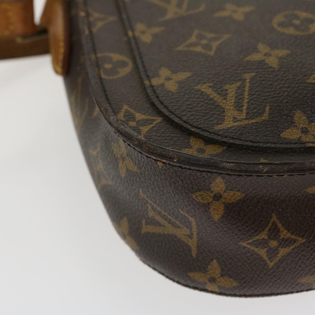 LOUIS VUITTON Monogram Saint Cloud GM Shoulder Bag M51242 LV Auth 38944