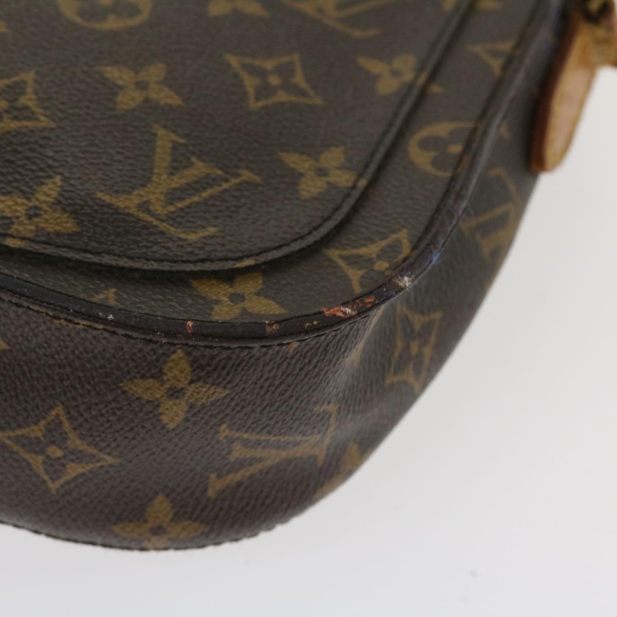 LOUIS VUITTON Monogram Saint Cloud GM Shoulder Bag M51242 LV Auth 38944