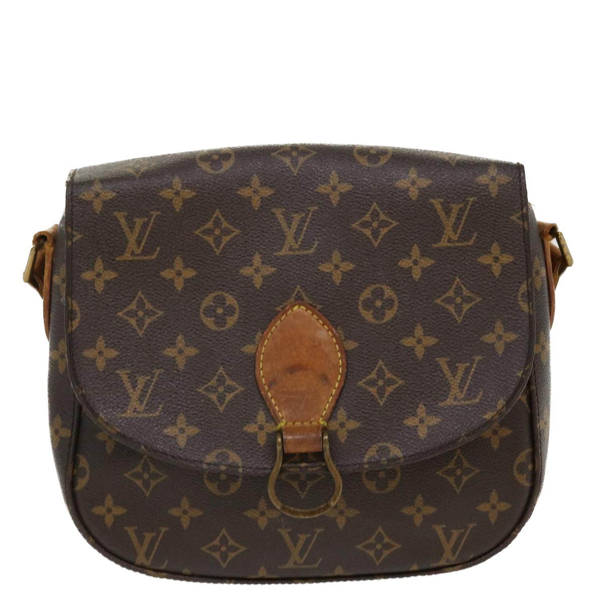 LOUIS VUITTON Monogram Saint Cloud GM Shoulder Bag M51242 LV Auth 38944